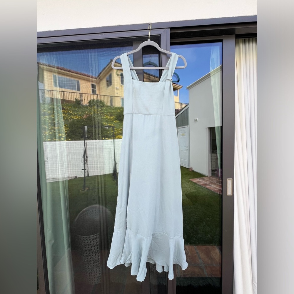 Claire Midi Dress ~ Silver Sage Crisp